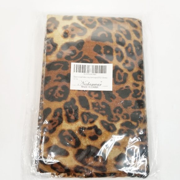 NEELAMVAR BRAND SCARF WOMEN'S SHAWLS LEOPARD - Picture 2 of 8